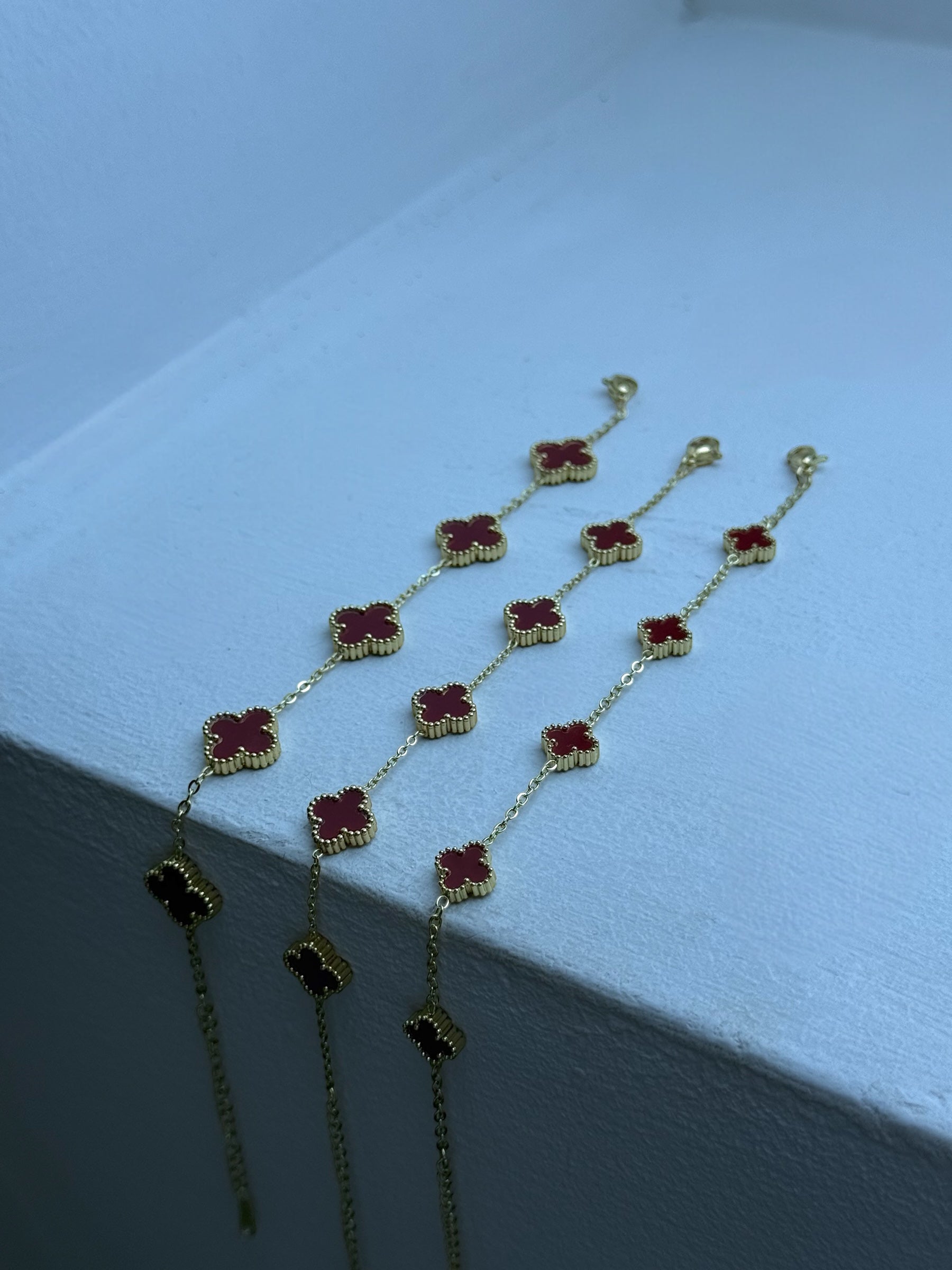Large Red Blossom Bracelet