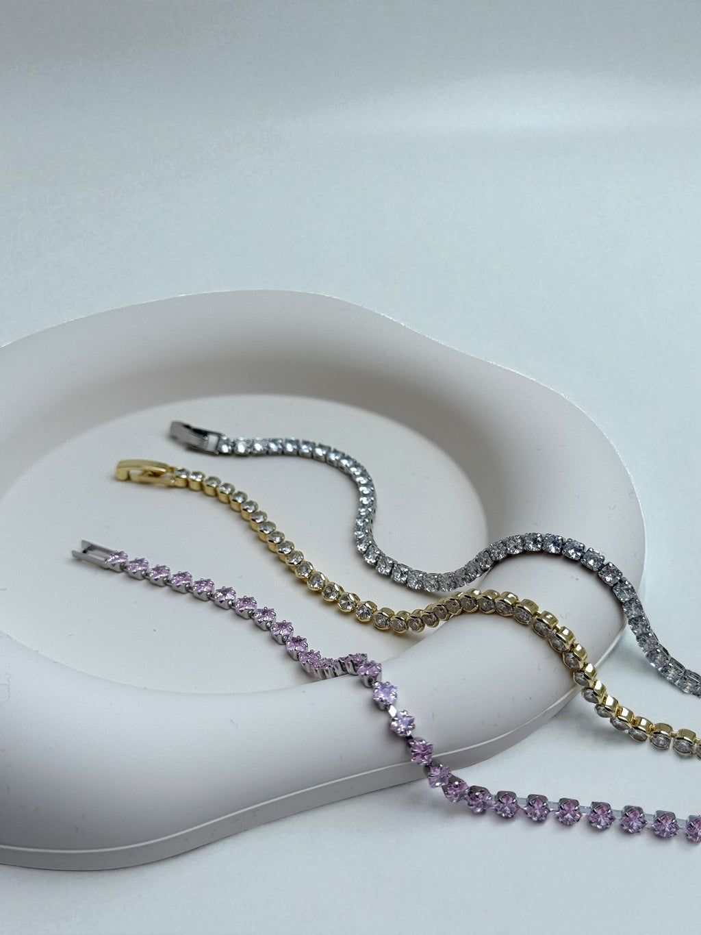 Gold Tennis Bracelet