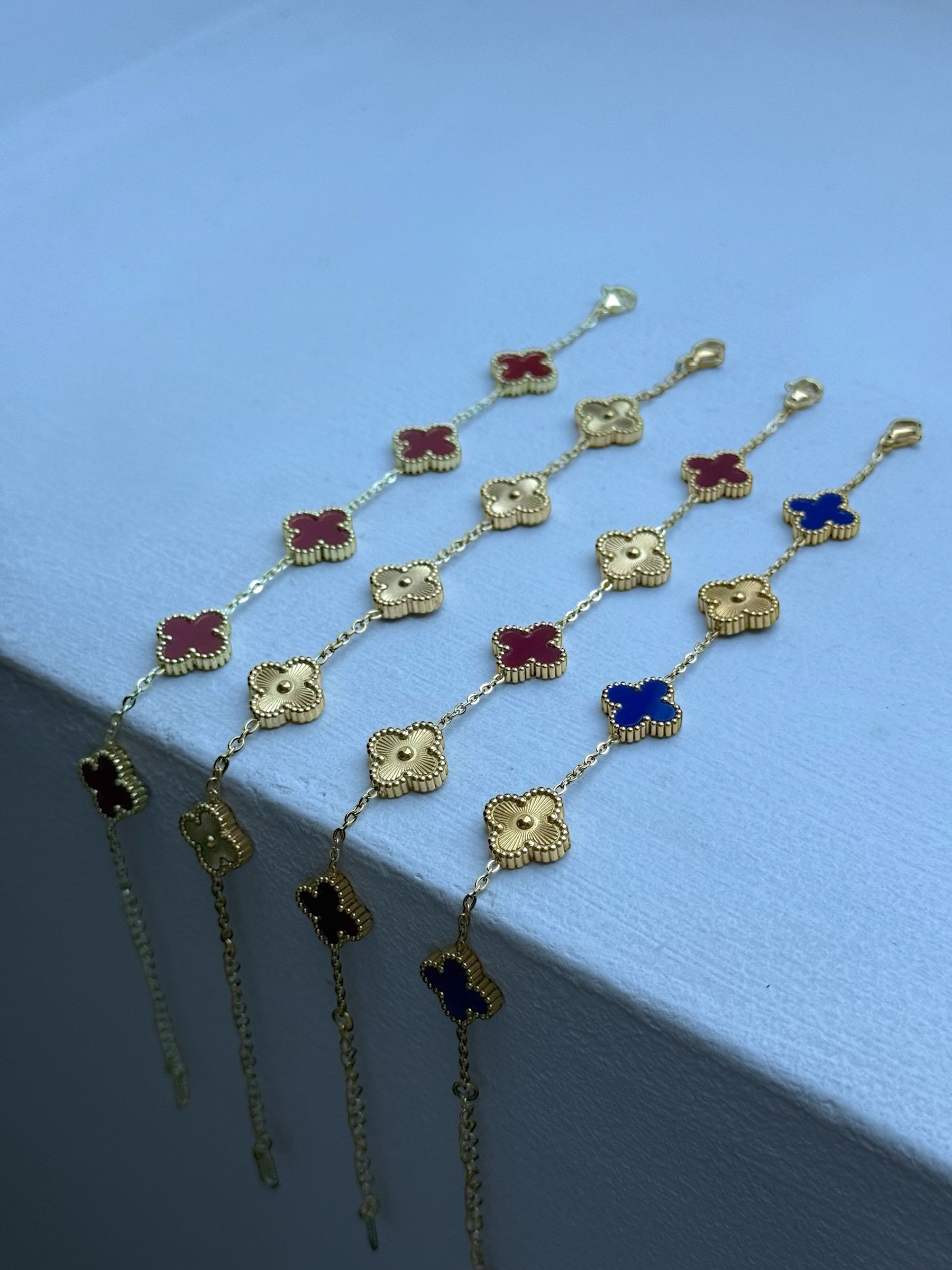 Large Gold Blossom Bracelet