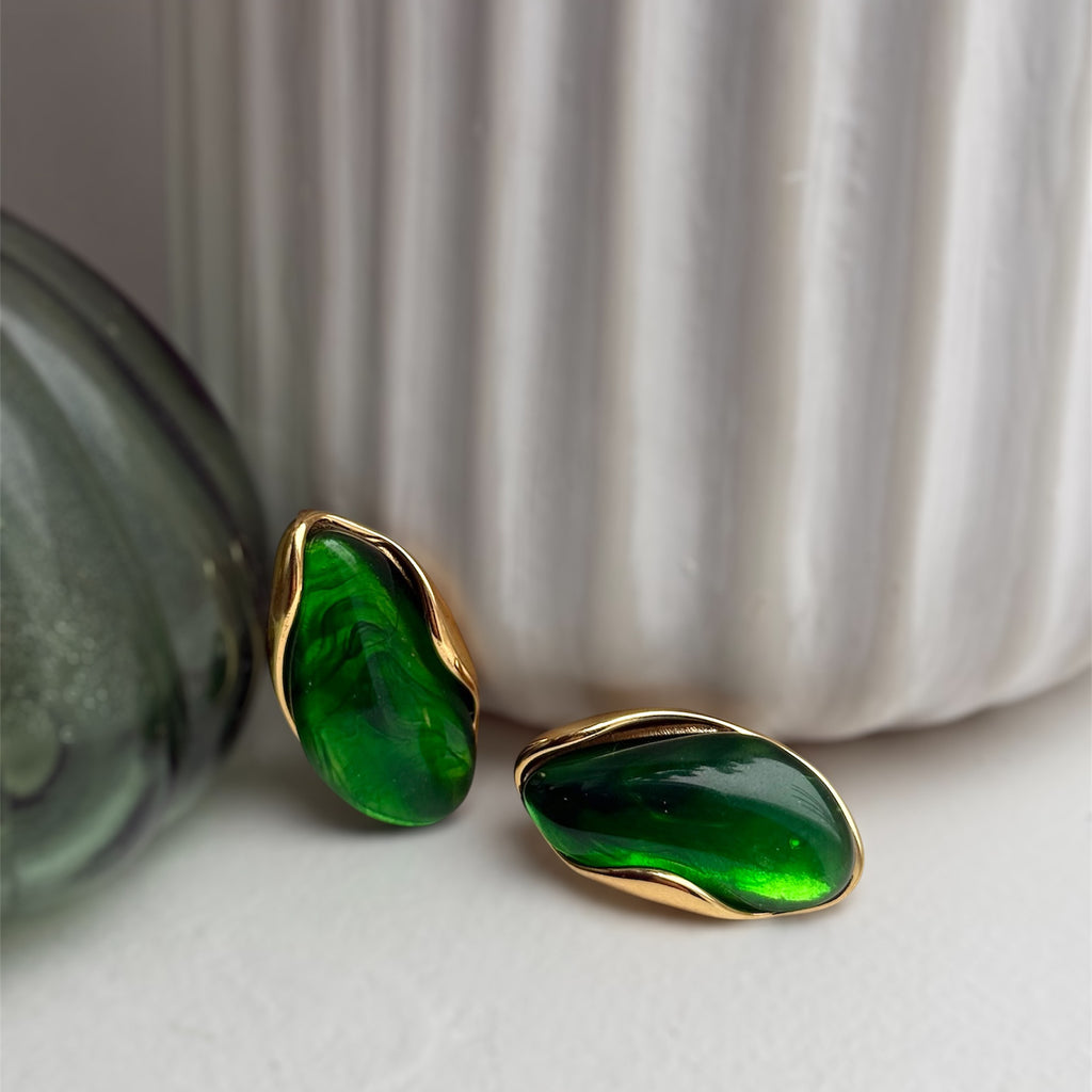 Olive Muse Earring