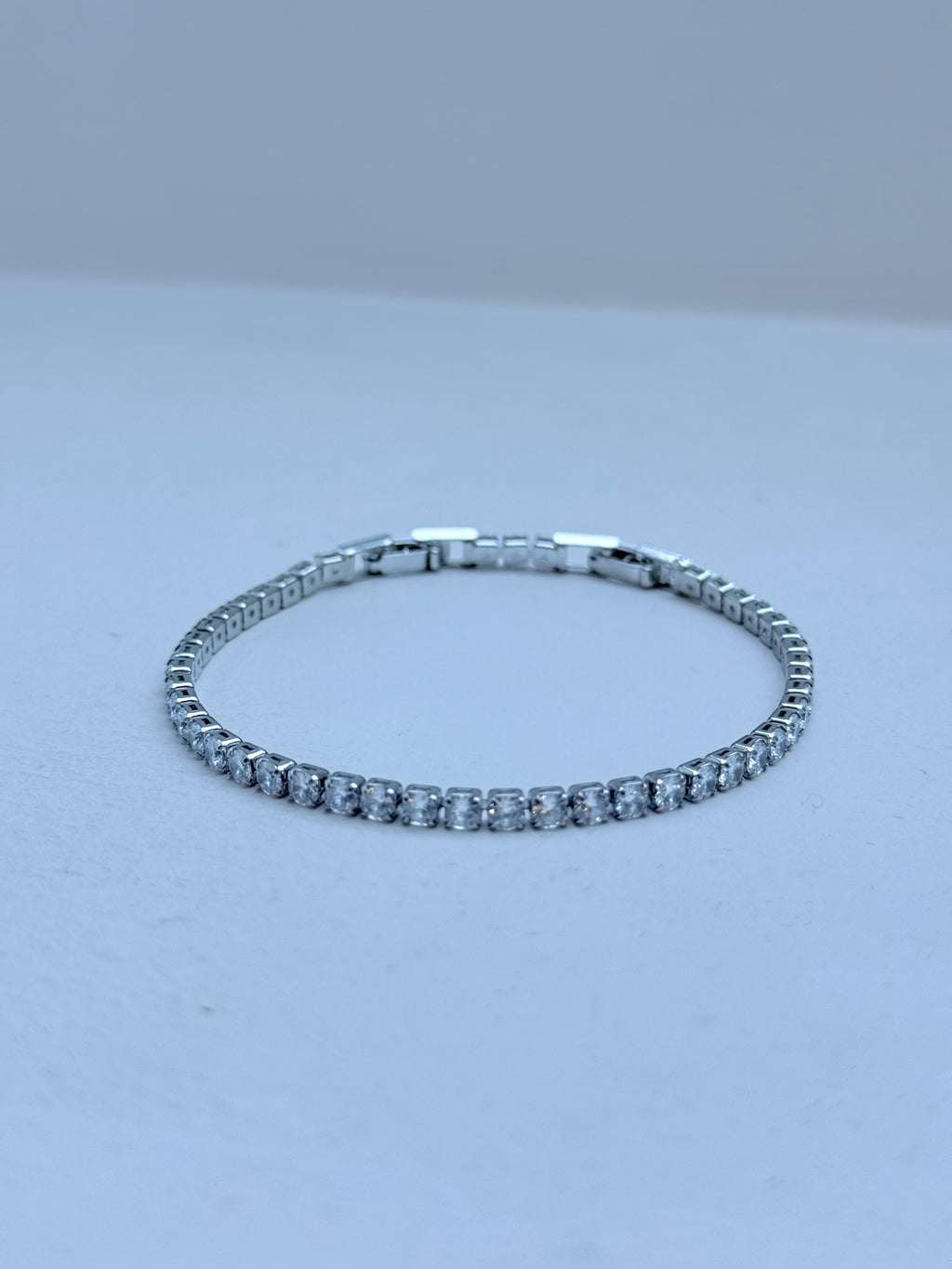 Silver Tennis Bracelet