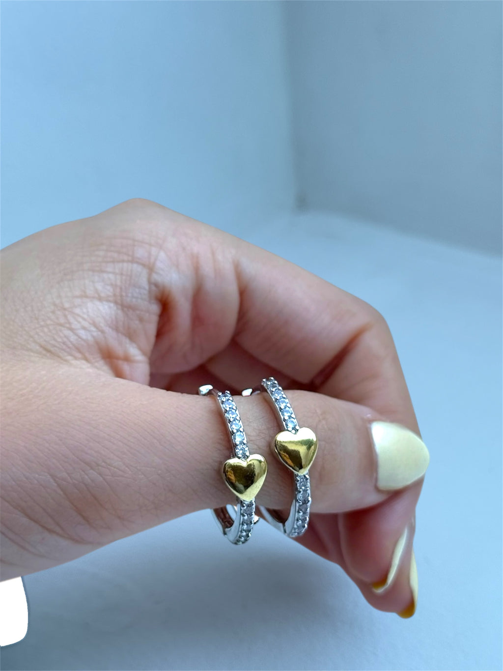 Heart Glow Hoops Earrings