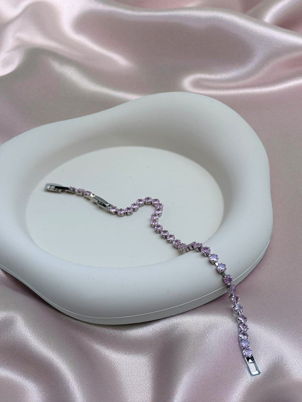 Pink Tennis Bracelets