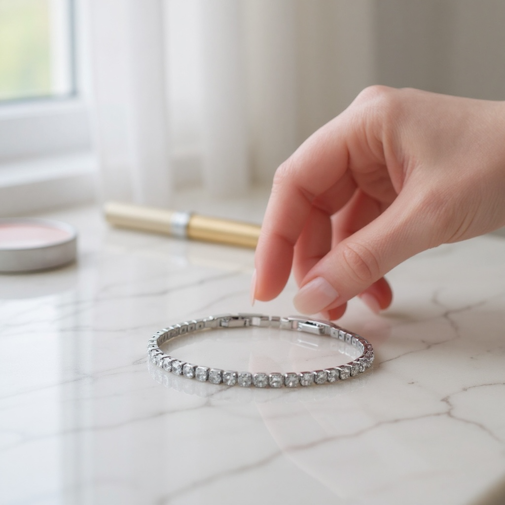 Silver Tennis Bracelet
