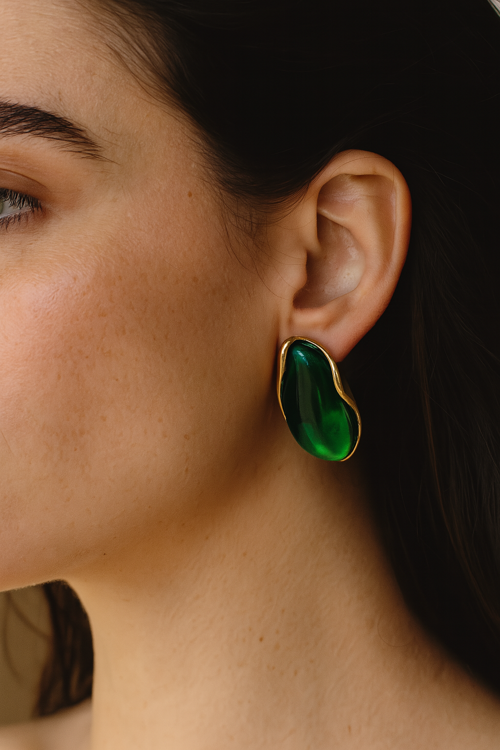 Olive Muse Earring