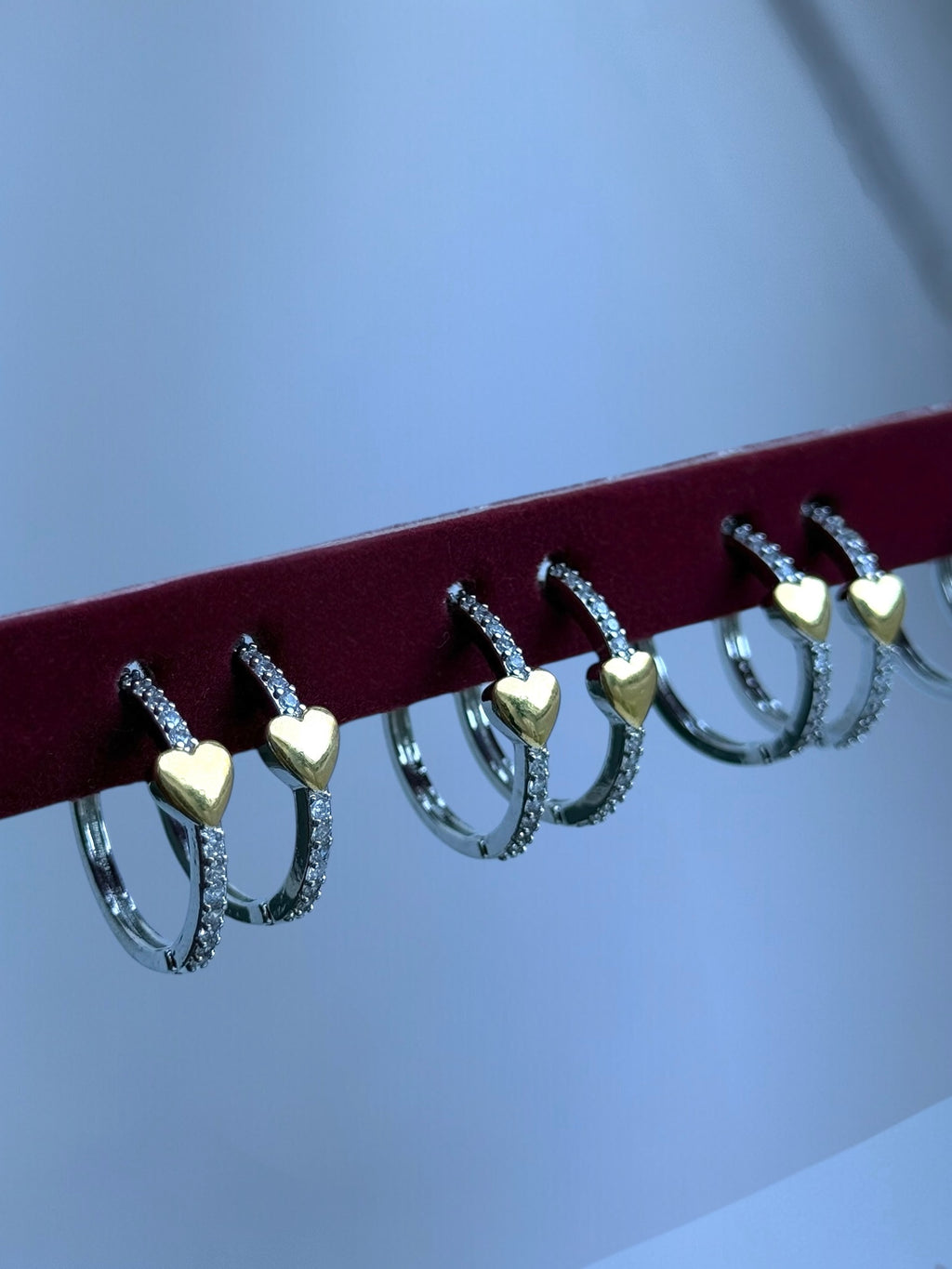 Heart Glow Hoops Earrings