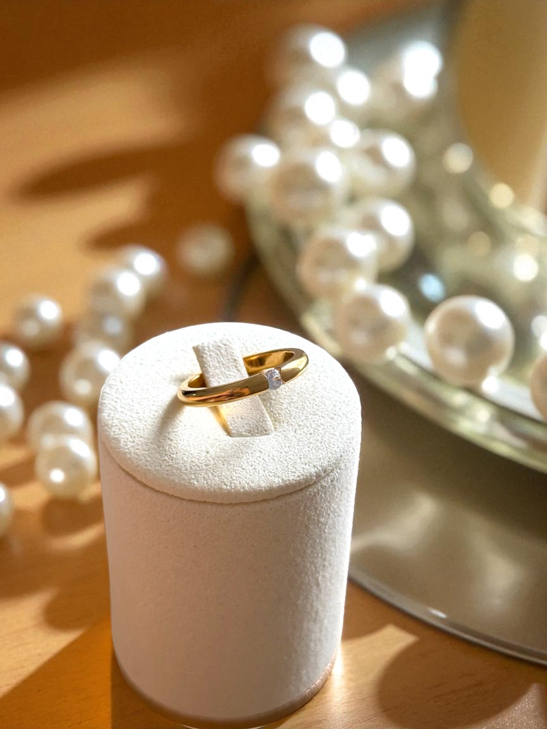 Minimalist Gold Accent Ring