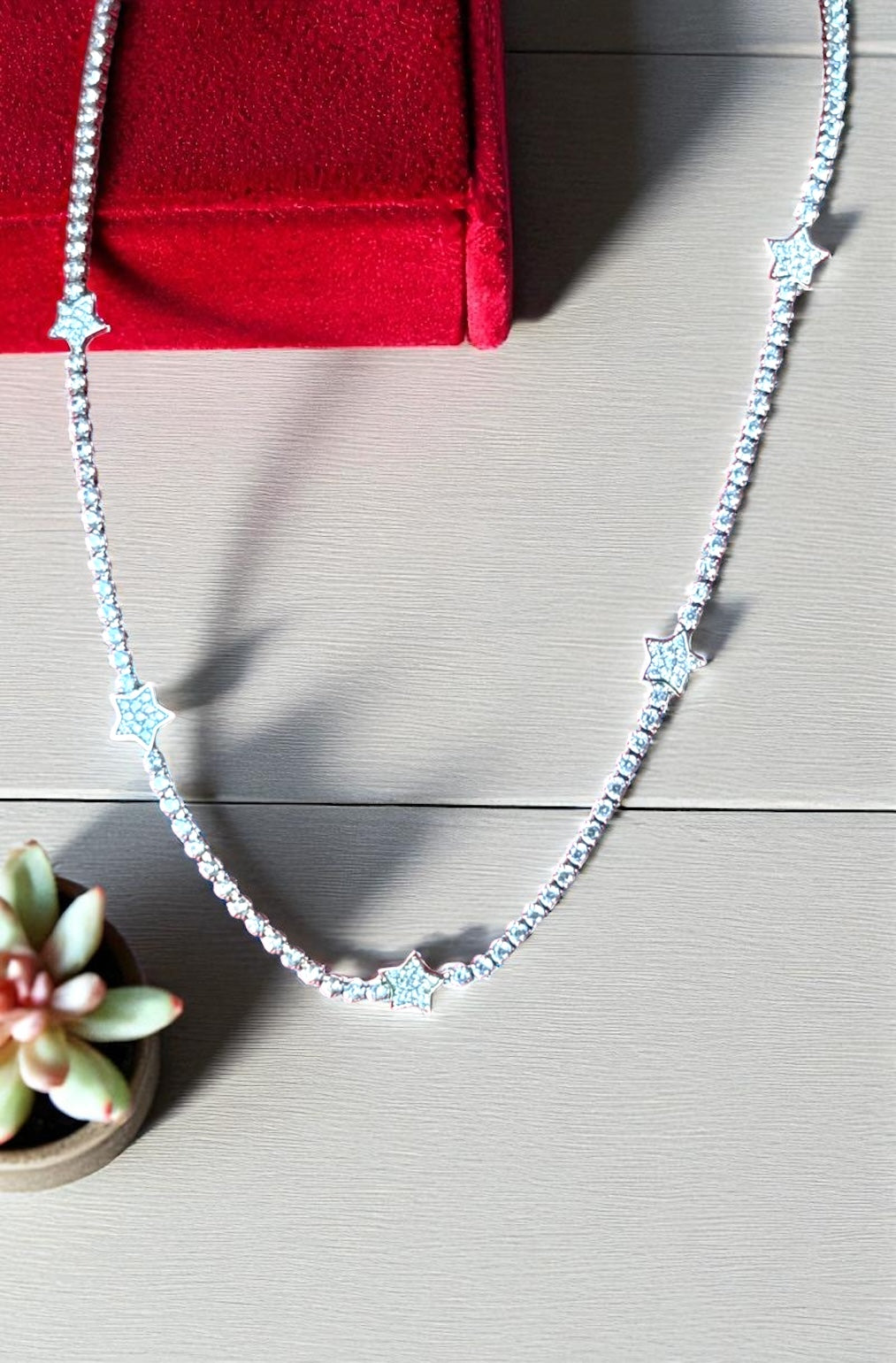 Star Tennis Necklace