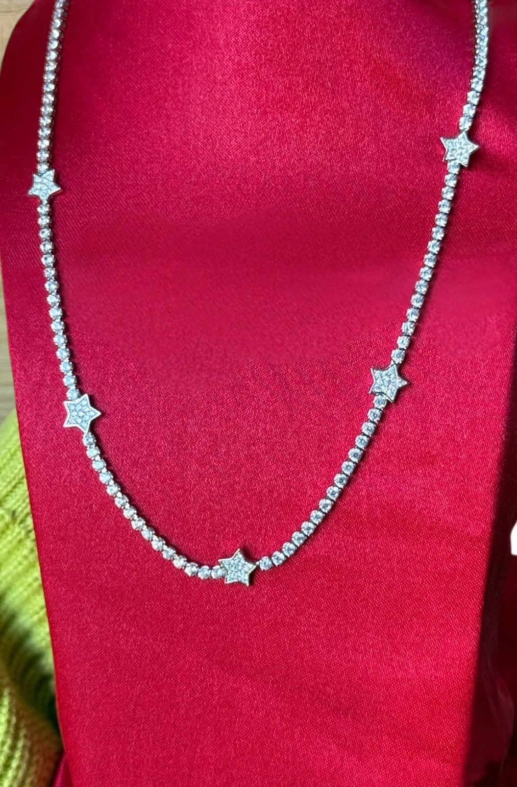 Star Tennis Necklace