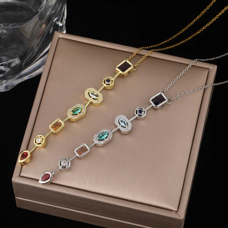 Silver Hepta Necklace