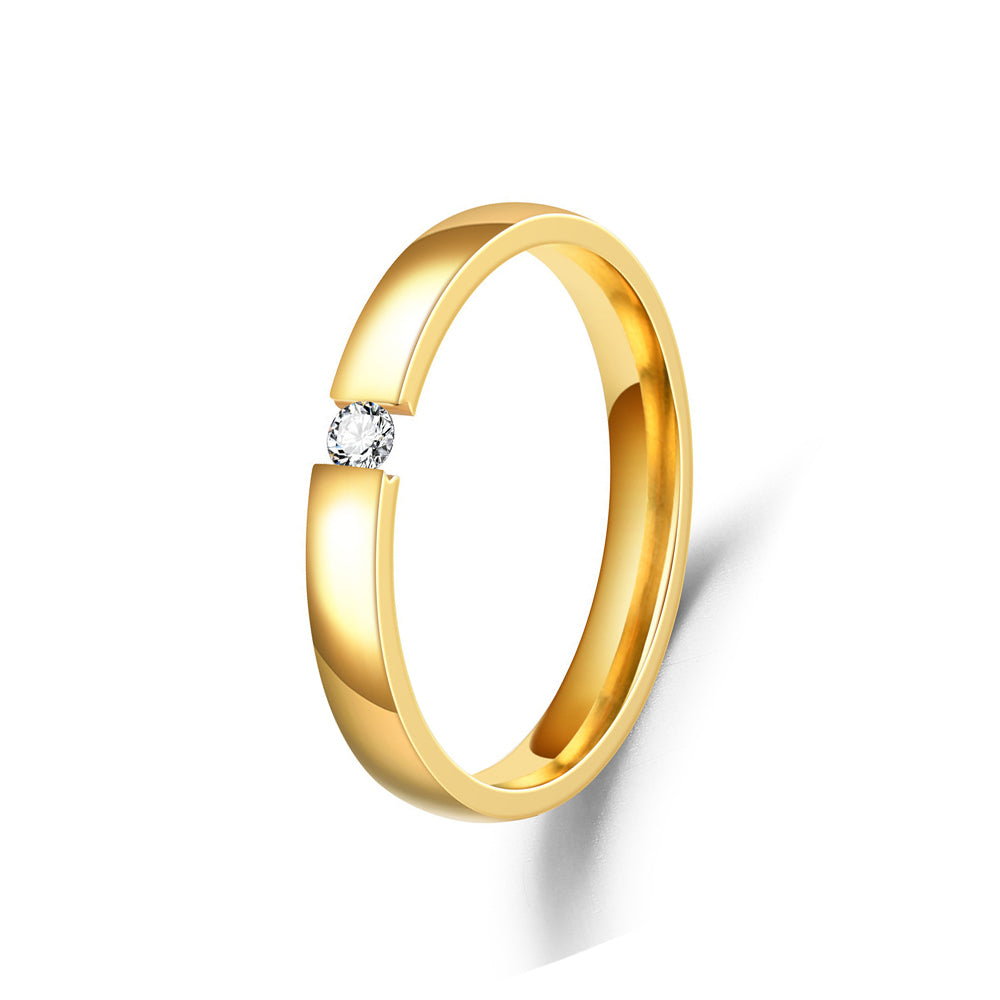 Minimalist Gold Accent Ring